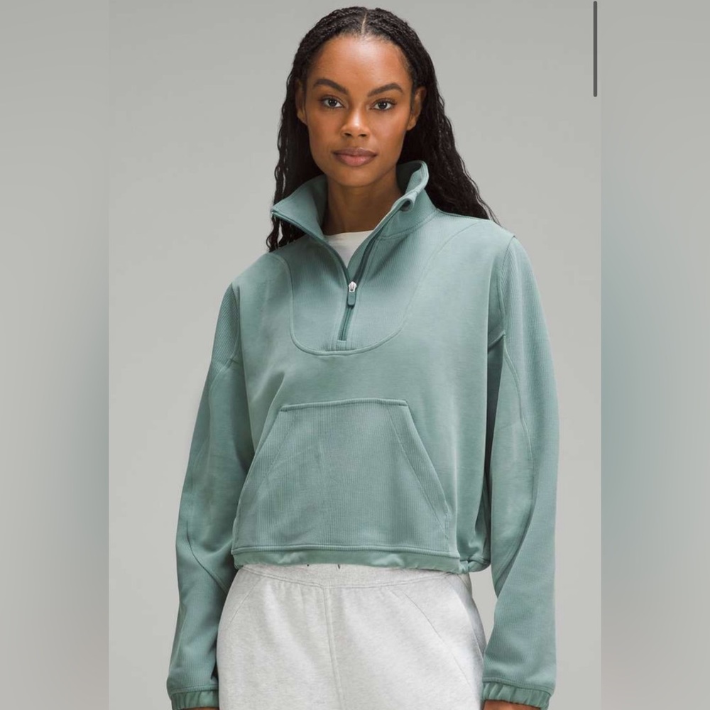 Lululemon Brushed Softstreme Ribbed Half Zip